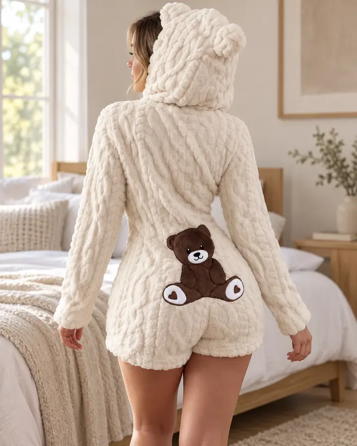 Peluş dokunun yakın görünümü